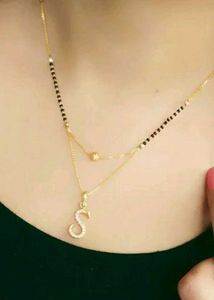Initial 'S' Mangalsutra Necklace🥰