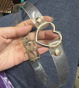 Y2K Heart Strap Up Choker