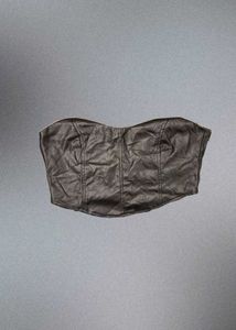 Leather Tube Top