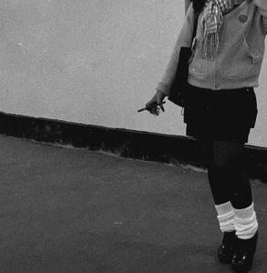 Black Pocketed Mini Skirt