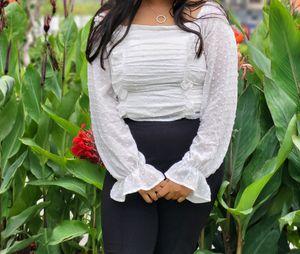 Korean White Top (Xl Size)
