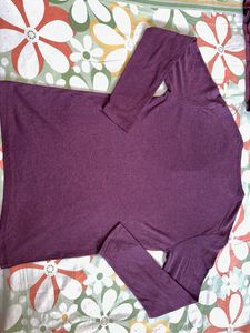 Men’s Branded  Purple Color Tshirt
