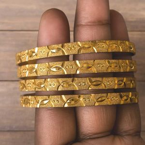 Gold-toned Bangle Set