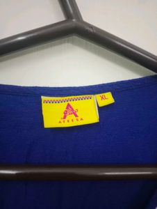 Embroidered Blue Top