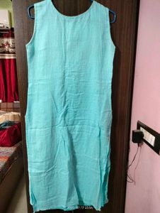 Light Blue Chikankari Kurti