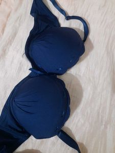 Navy Blue Push-up Bra