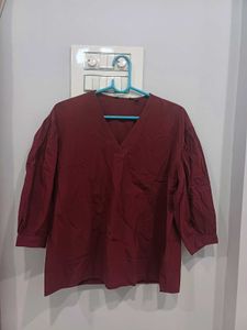 Brown Cotton Top