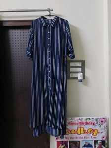 Striped Shirt Dress