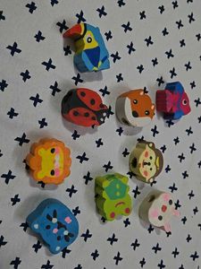 🆕✅ NEW ERASERS (Set Of 9)