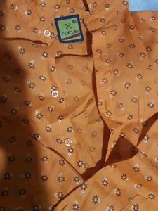 Orange Color Full Shirt