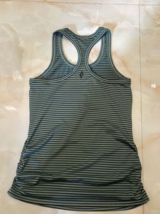 Striped Workout Tank Top