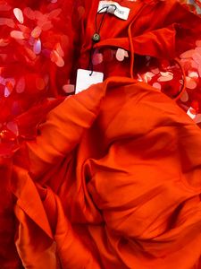 cover story Red Sequin Dress