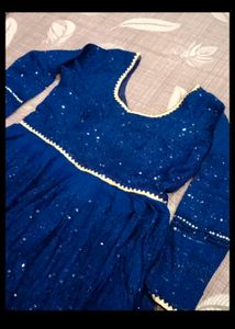 Beautiful Navy Blue Gown