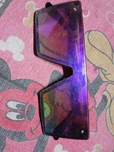 Unique Purple Mirrored Sunglasses