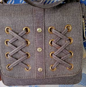 Unique Corset Detail Crossbody Bag - 4 Pockets