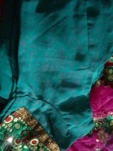 Teal Saree Blouse