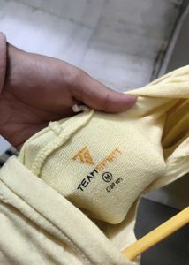 Butter Yellow Hooded Tshirt