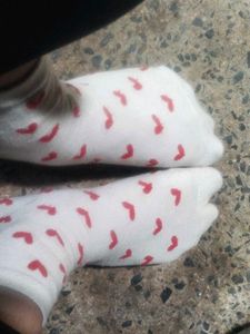 female Cute Socks with Hearts