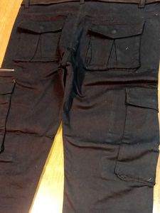H&amp;M Imported Black Cargo Pants