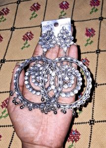 Oxidized Stone Earings Brand New Never Used