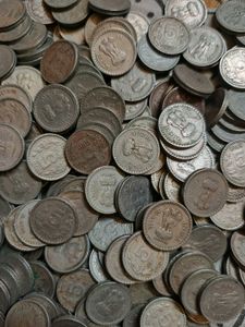5rs Coin Lot Copper Nickel 100 Piece