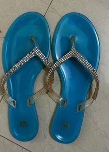 Super Cute Blue Slippers