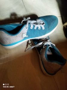 Blue &amp; White Athletic Sneakers