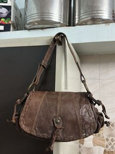 Brown Leather Handbag