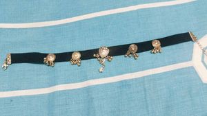 Boho Velvet Choker with Charms