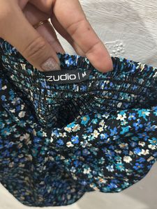 Elasticated crop top