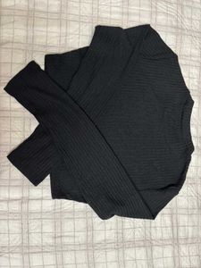 SHEIN Black Long Sleeve Top