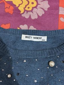 Pearl Embellished Sweater