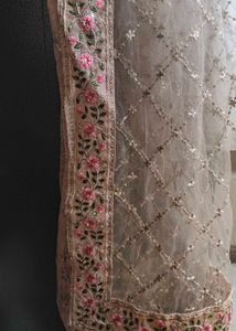 Peach Anarkali Festive Wear