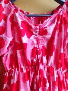 Pink Floral Instagram Dress