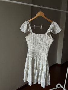 NEW LOOK Frill Mini dress with corset drop waist