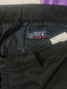 Black chino or cotton Pants