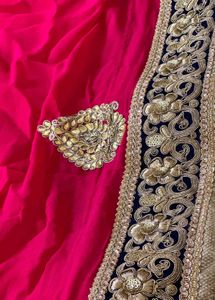 Elegant Red Saree
