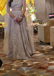 Ivory Lehnga For Wedding/Reception