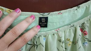 Light Green Frilled Dress