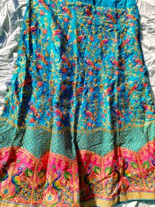 Peacock Southindian Half Saree
