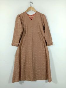 Khaki Colour Daily Wear Kurta (Women's)
