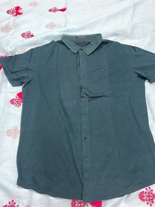 Green Half Sleeves Shirt