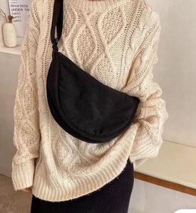 Black half moon side Bag