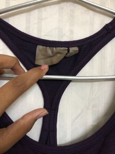 Purple Sleeveless Top