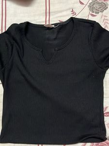 Black Crop Top