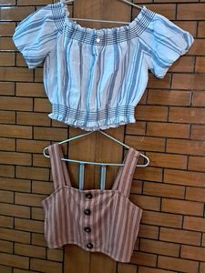 Combo  Of Two Imported Fabric Top
