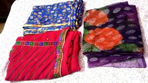 Pure Chiffon Saree3