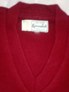 Burgundy Knit Pullover