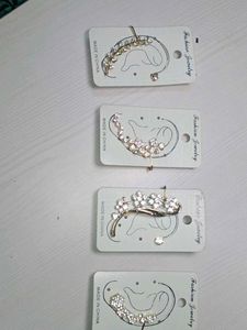Crystal Ear Cuff Set - Sparkly Chin Earring