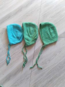 Hand knitted Woollen Cap for babys